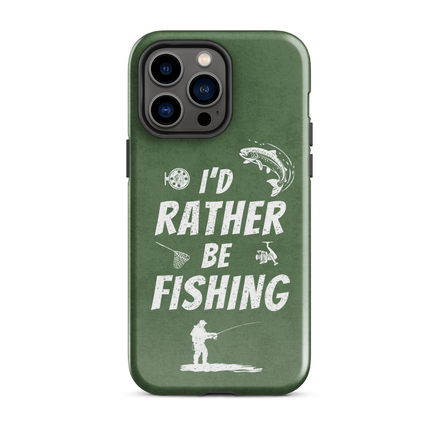 I'd Rather Be Fishing Phone Case