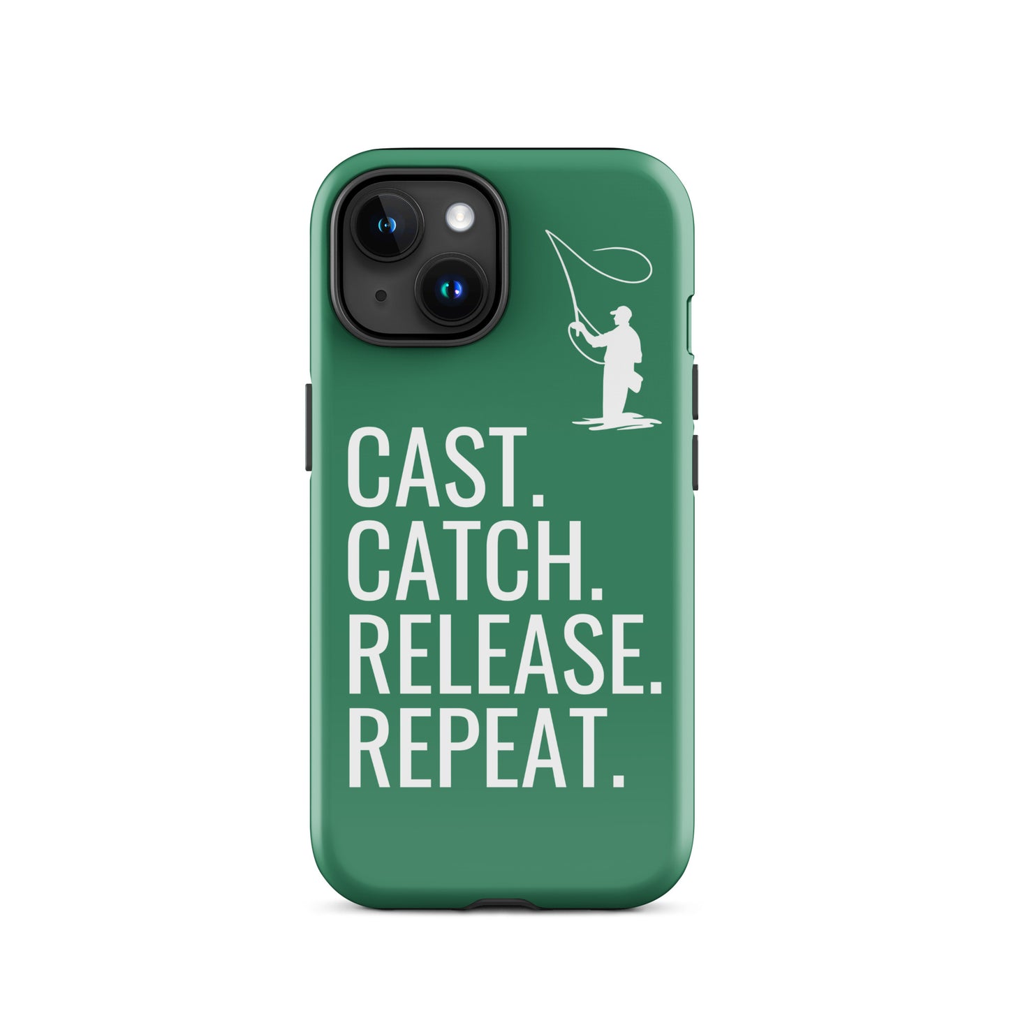 Cast. Catch. Release. Repeat Fishing iPhone Case