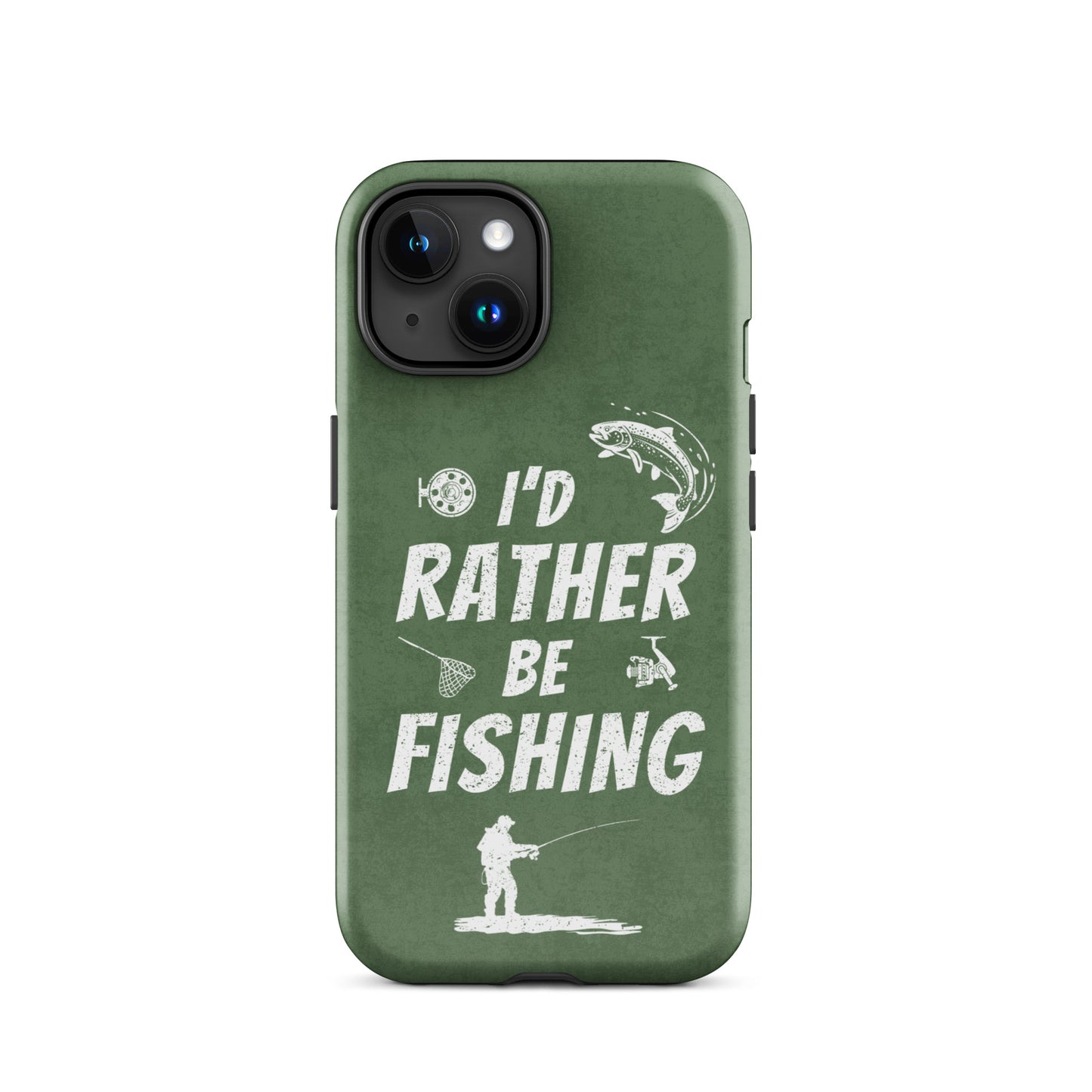 I'd Rather Be Fishing Phone Case