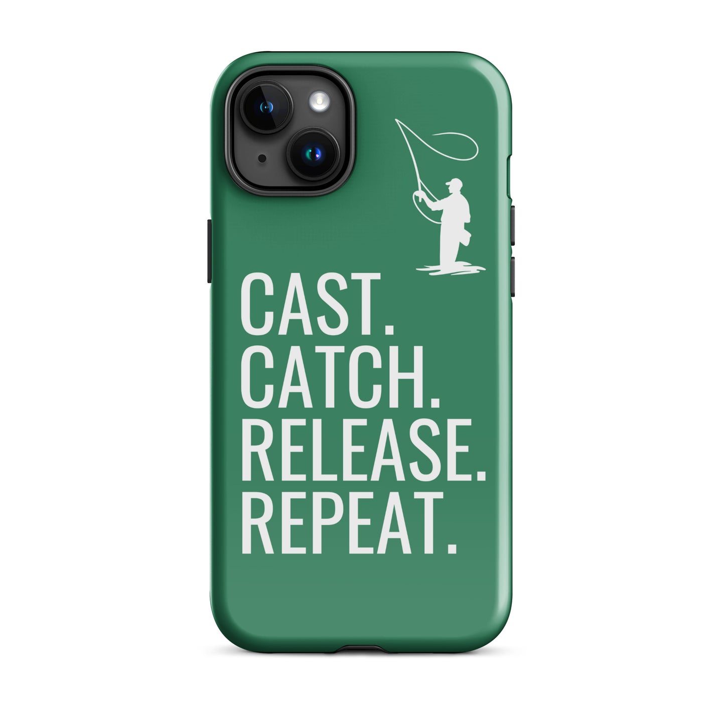 Cast. Catch. Release. Repeat Fishing iPhone Case