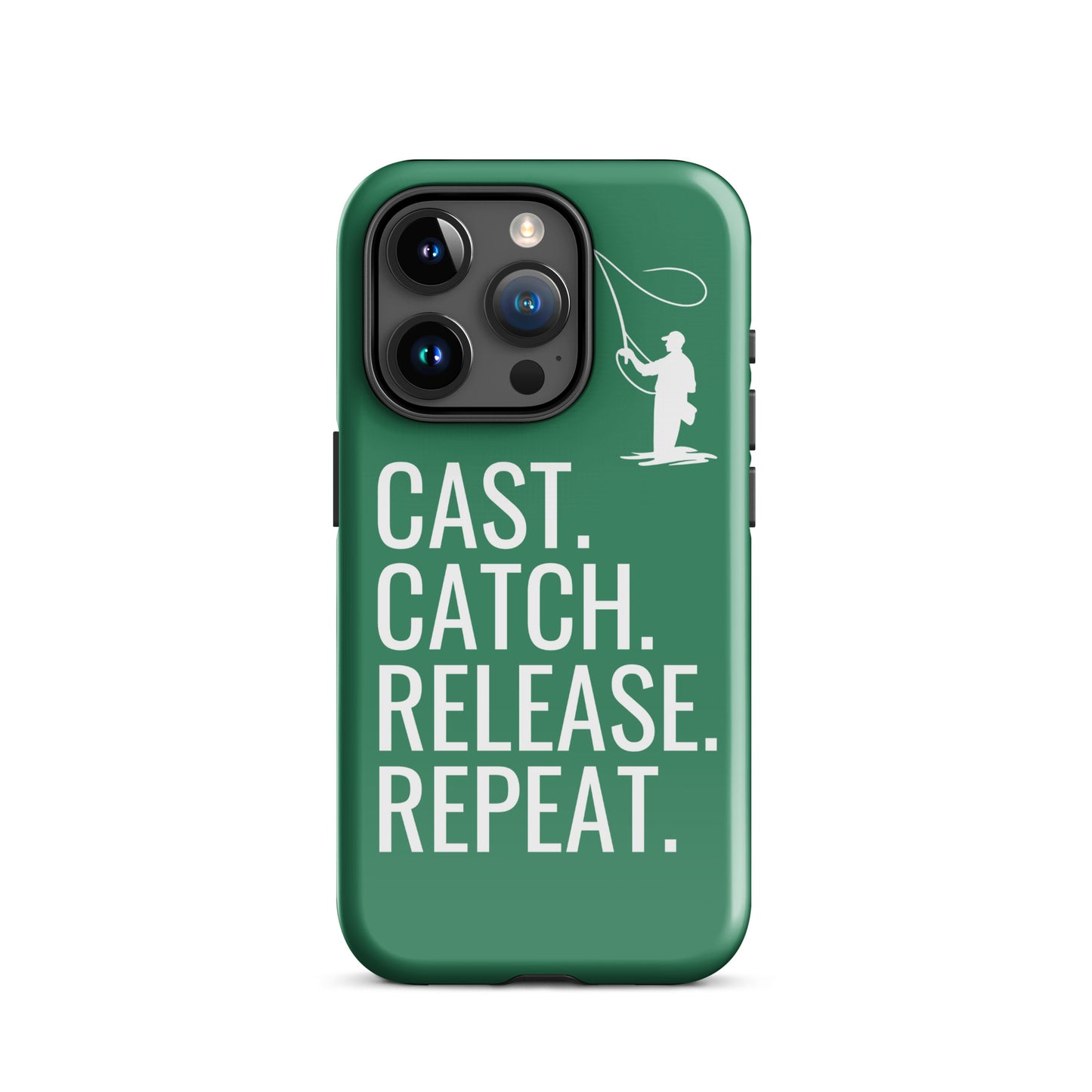 Cast. Catch. Release. Repeat Fishing iPhone Case