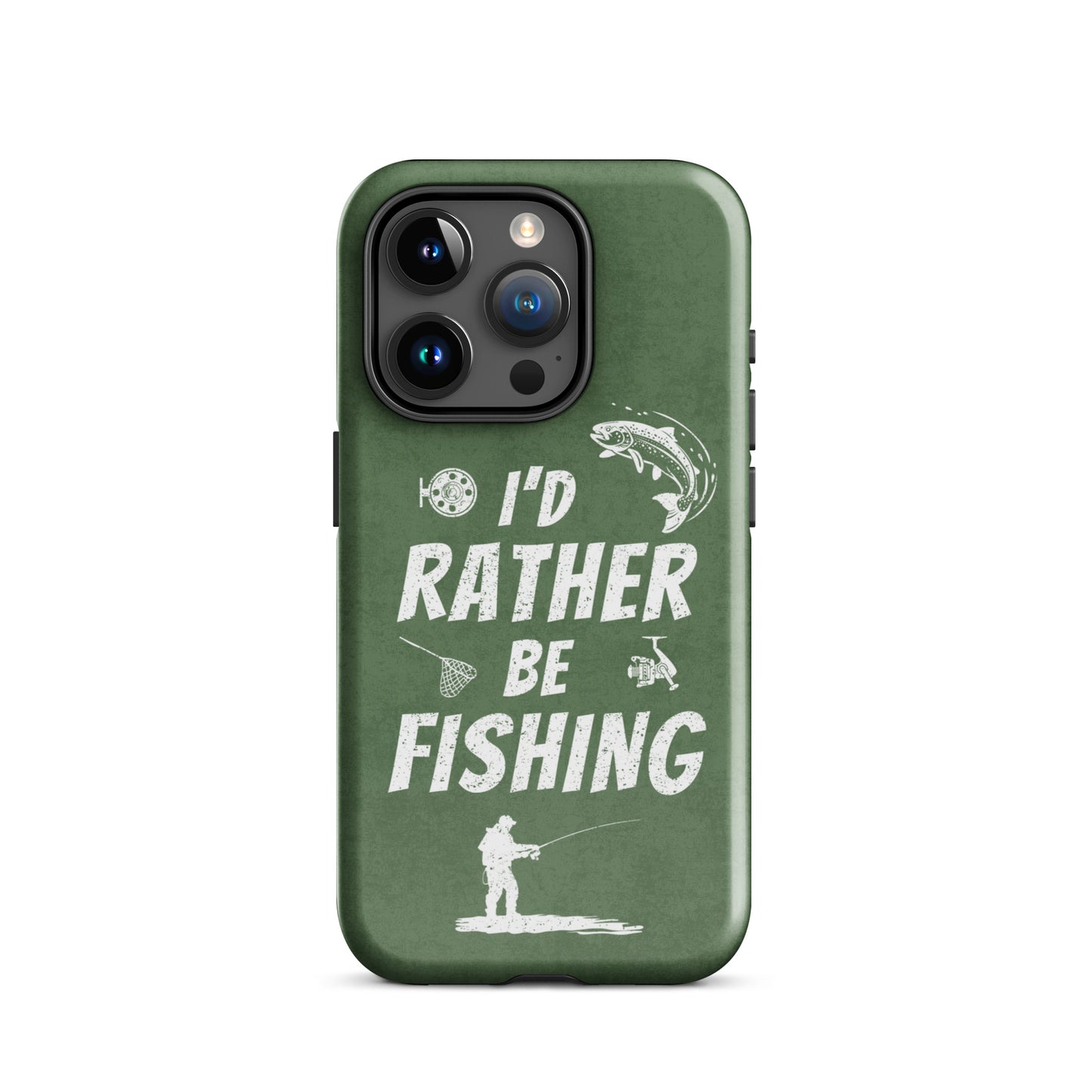 I'd Rather Be Fishing Phone Case