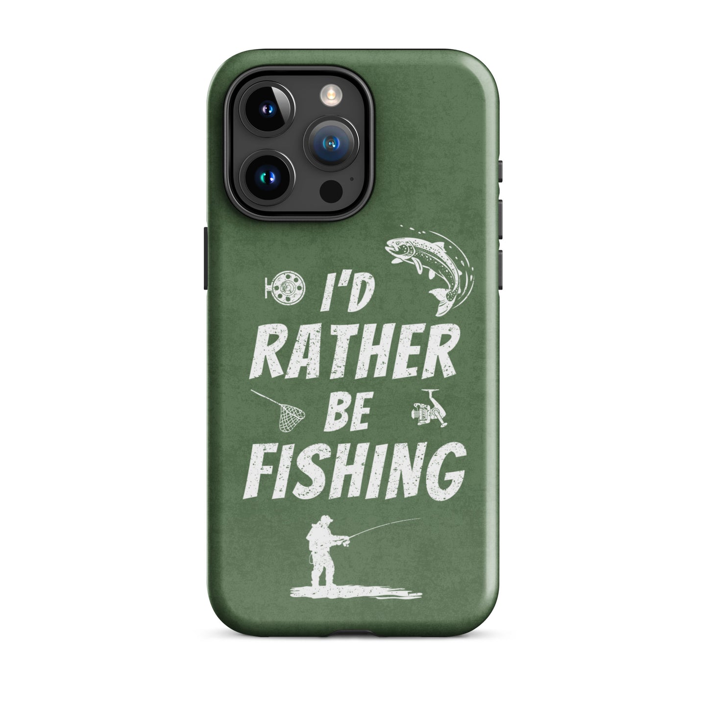 I'd Rather Be Fishing Phone Case