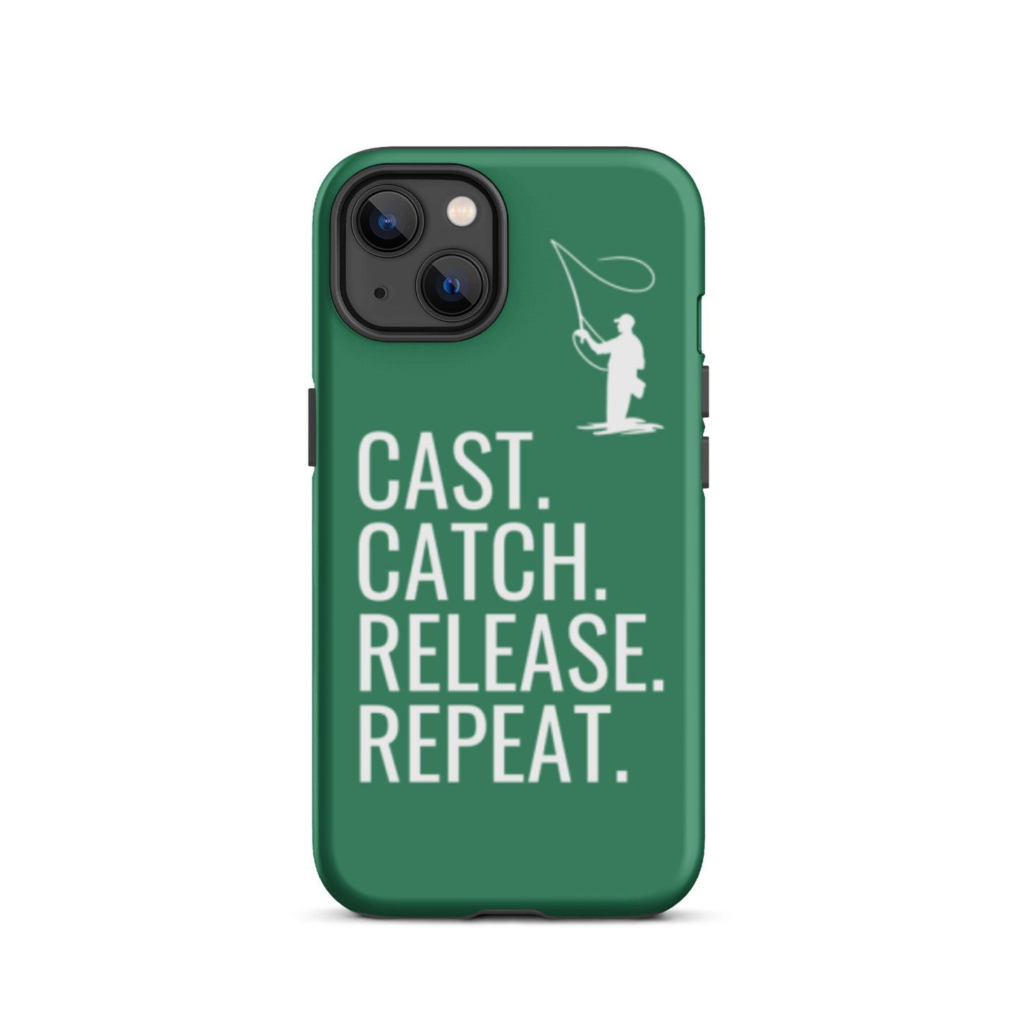 Cast. Catch. Release. Repeat Fishing iPhone Case