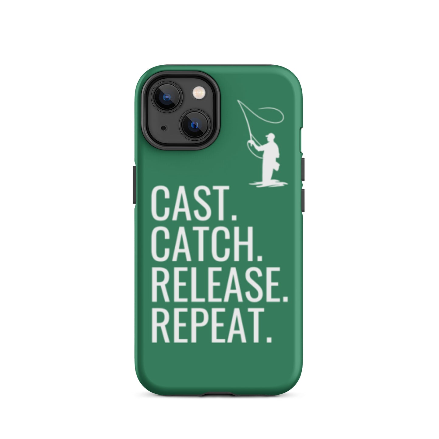 Cast. Catch. Release. Repeat Fishing iPhone Case