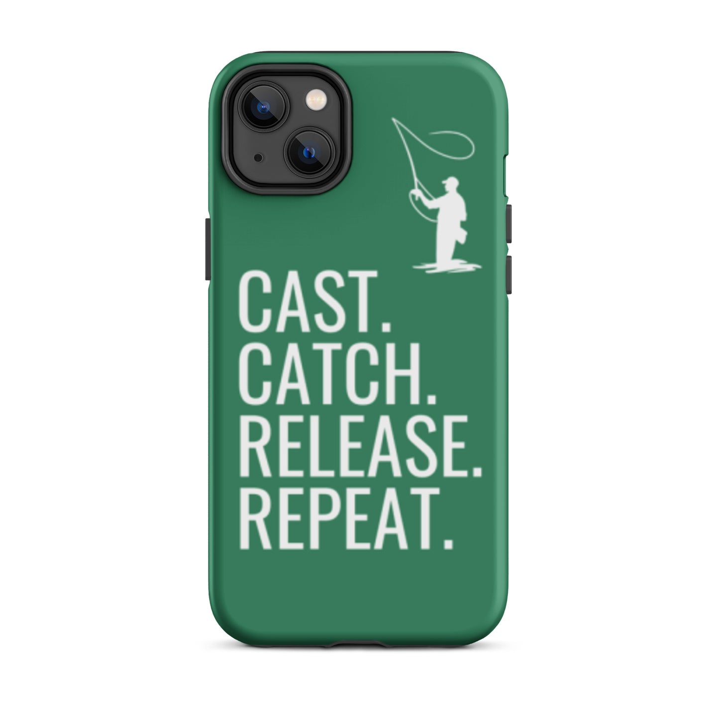 Cast. Catch. Release. Repeat Fishing iPhone Case