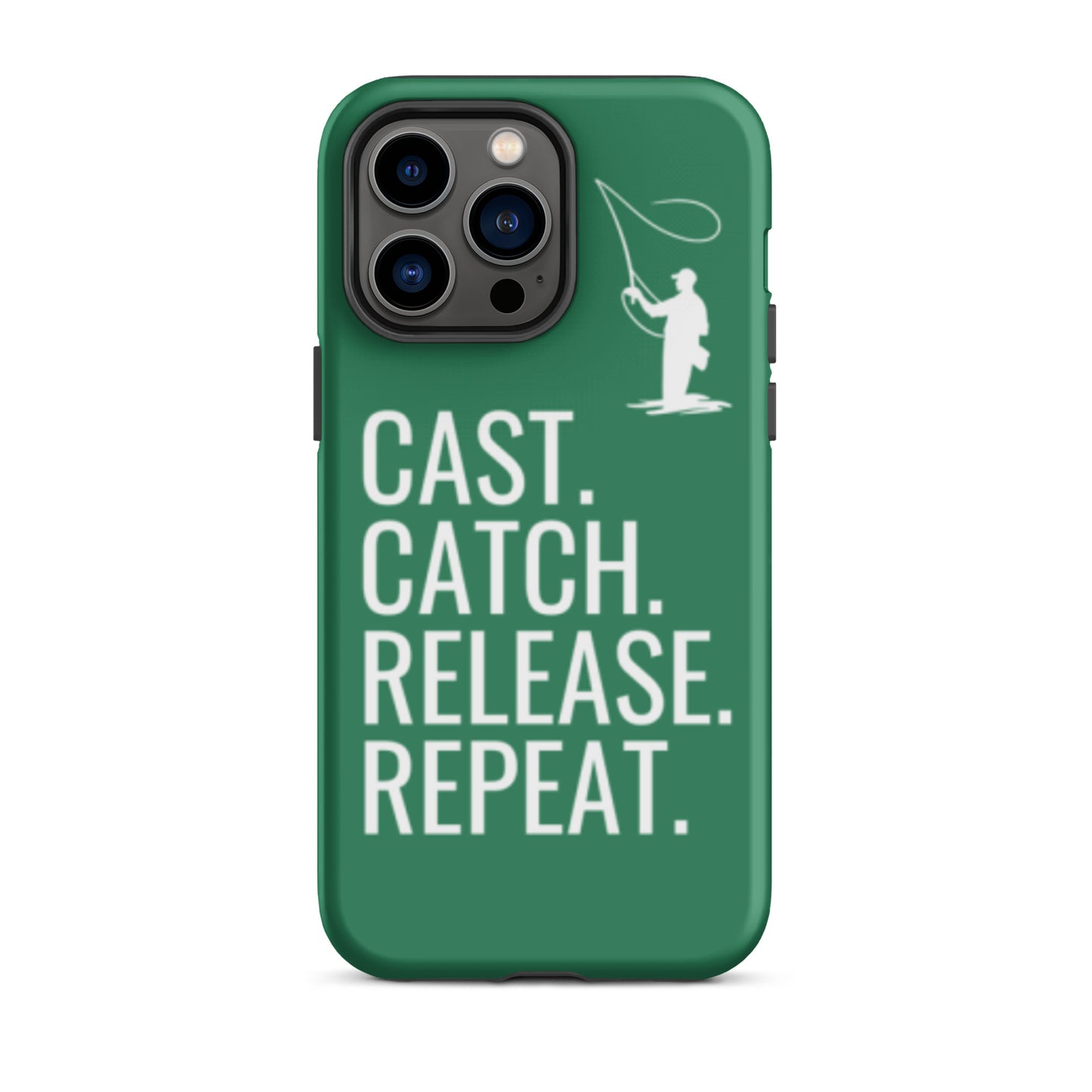 Cast. Catch. Release. Repeat Fishing iPhone Case