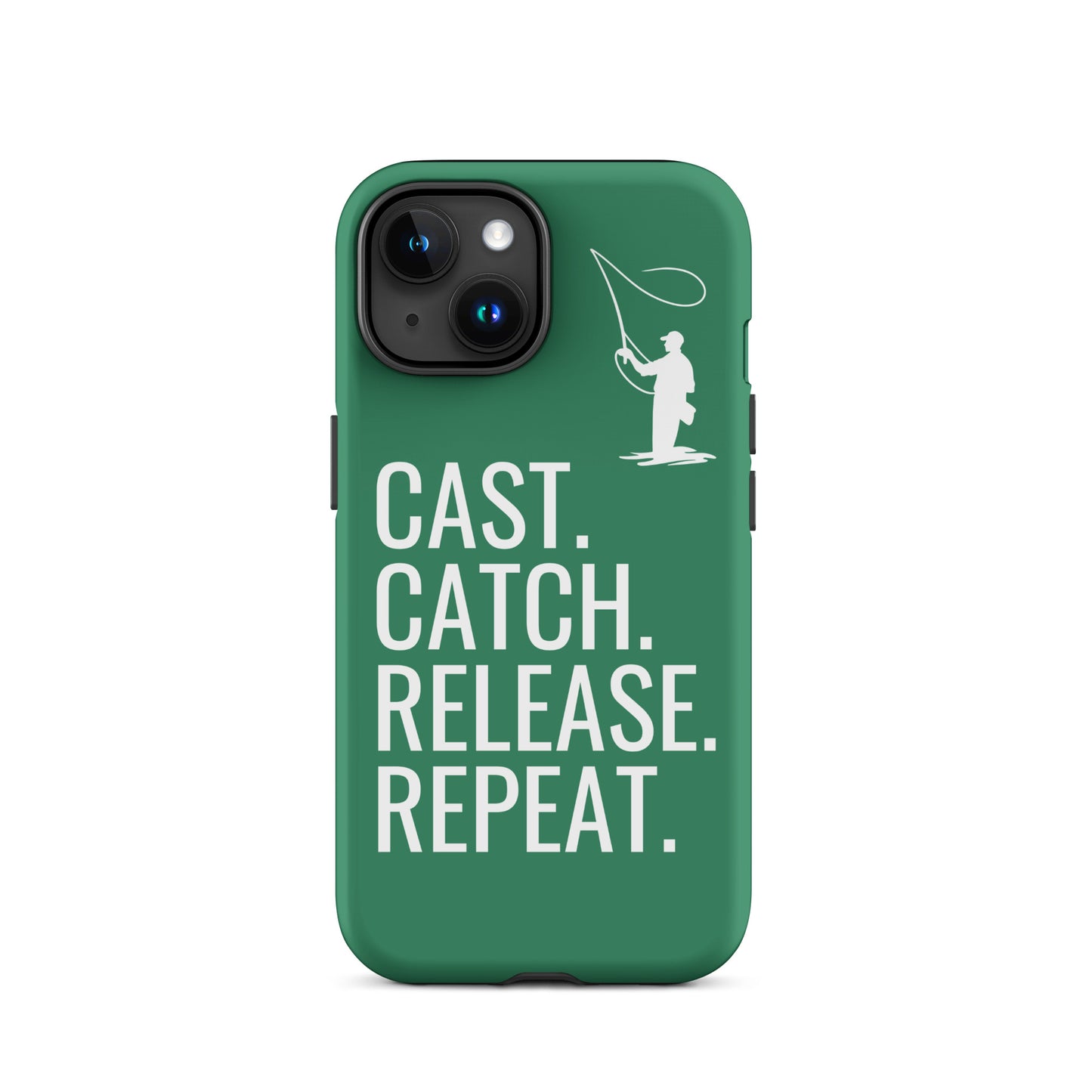 Cast. Catch. Release. Repeat Fishing iPhone Case