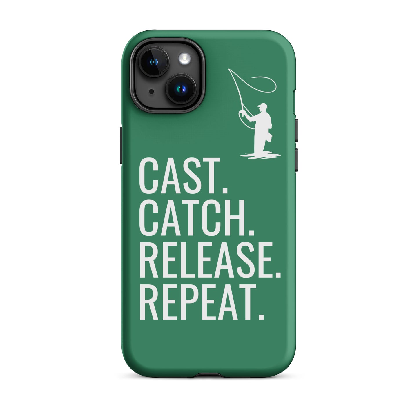 Cast. Catch. Release. Repeat Fishing iPhone Case