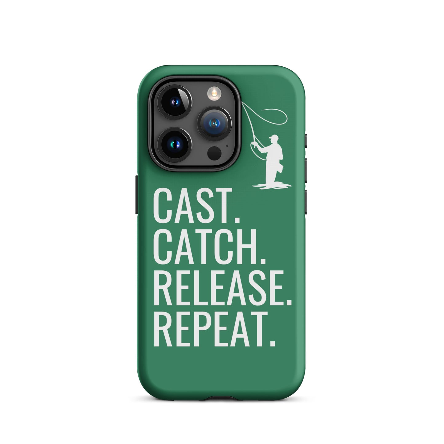 Cast. Catch. Release. Repeat Fishing iPhone Case