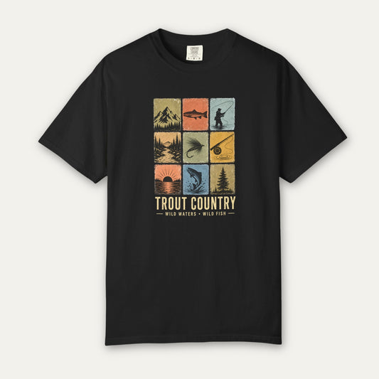 Trout Country Vintage Graphic Tee